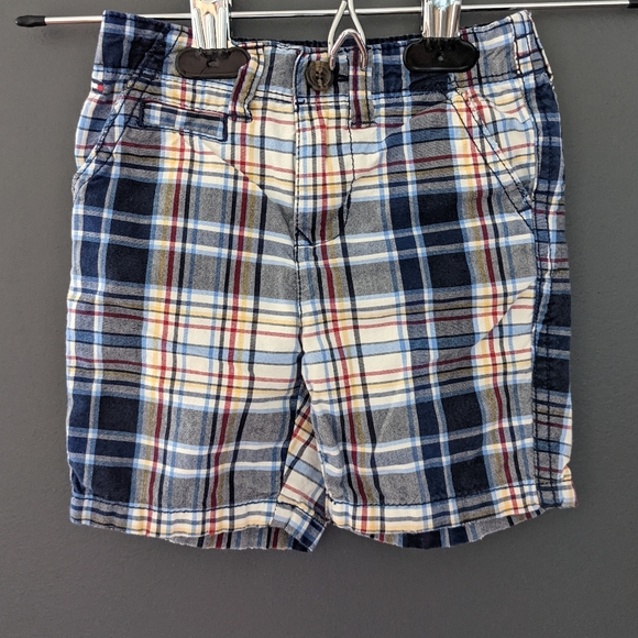 Tommy Hilfiger navy blue plaid shorts - Picture 1 of 3